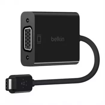 USB-C–VGA adapteris Belkin F2CU037BTBLK melns