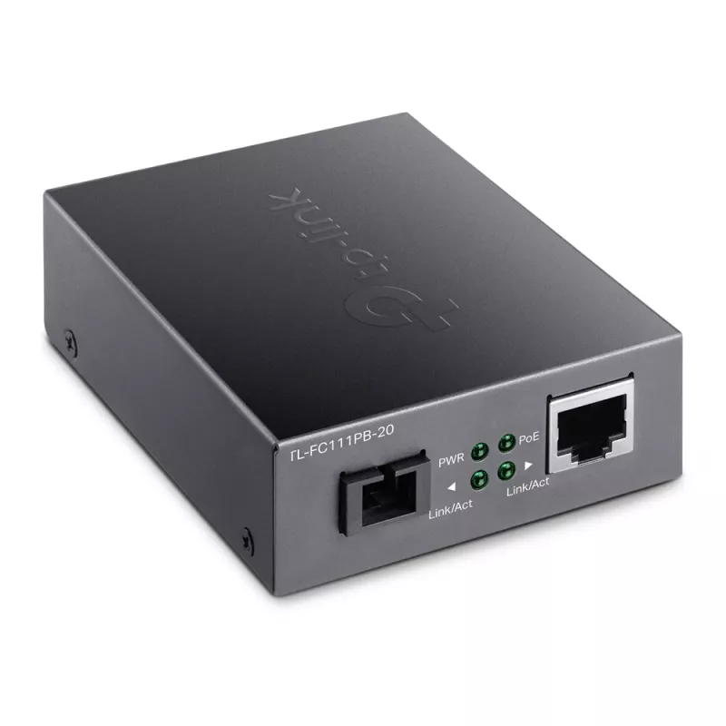 Mediju pārveidotājs TP-Link TL-FC111PB-20 10/100Mbps ar PoE