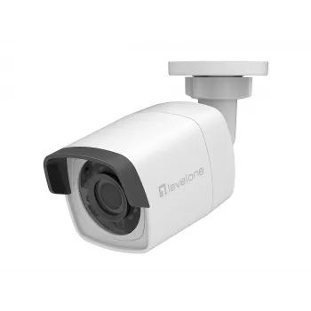 LevelOne GEMINI fiksētā IP tīkla kamera, 4 megapikseļi, IR gaismas diodes, 802.3af PoE, iekštelpām/ārtelpām