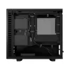 PC korpuss Fractal Design Define 7 Nano Melns — Mini-ITX/Mini-DTX, ATX barošanas bloks, rūdītais stikls, 205×399×361 mm