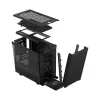 PC korpuss Fractal Design Define 7 Nano Melns — Mini-ITX/Mini-DTX, ATX barošanas bloks, rūdītais stikls, 205×399×361 mm