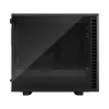 PC korpuss Fractal Design Define 7 Nano Melns — Mini-ITX/Mini-DTX, ATX barošanas bloks, rūdītais stikls, 205×399×361 mm