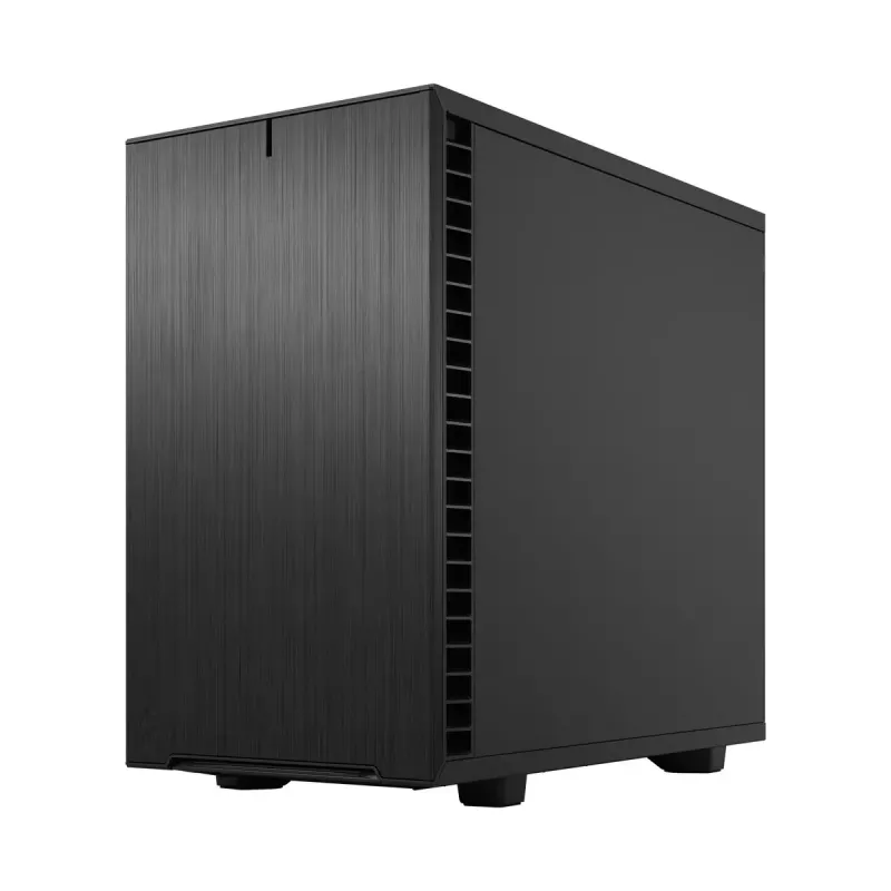 PC korpuss Fractal Design Define 7 Nano Melns — Mini-ITX/Mini-DTX, ATX barošanas bloks, rūdītais stikls, 205×399×361 mm