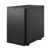 PC korpuss Fractal Design Define 7 Nano Melns — Mini-ITX/Mini-DTX, ATX barošanas bloks, rūdītais stikls, 205×399×361 mm
