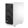 PC torņa korpuss Fractal Design Meshify 2 Compact — balts, atbalsta ATX barošanas bloku, 2x140mm priekšā, 1x120mm aizmugurē, 2,5 collu/3,5 collu diskdziņi, 210×424×475 mm