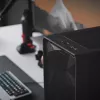 PC torņa korpuss Fractal Design Meshify 2 Compact — balts, atbalsta ATX barošanas bloku, 2x140mm priekšā, 1x120mm aizmugurē, 2,5 collu/3,5 collu diskdziņi, 210×424×475 mm