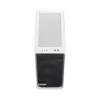 PC korpuss Fractal Design Meshify 2 Compact RGB balta — ATX/microATX/Mini-ITX, atbalsta 3x120 mm priekšā + 1x120 mm aizmugurē, 2,5 collas/3,5 collas diskdziņi