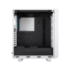 PC korpuss Fractal Design Meshify 2 Compact RGB balta — ATX/microATX/Mini-ITX, atbalsta 3x120 mm priekšā + 1x120 mm aizmugurē, 2,5 collas/3,5 collas diskdziņi