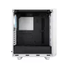 PC korpuss Fractal Design Meshify 2 Compact RGB balta — ATX/microATX/Mini-ITX, atbalsta 3x120 mm priekšā + 1x120 mm aizmugurē, 2,5 collas/3,5 collas diskdziņi