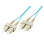 Microconnect FIB222001 InfiniBand/optiskās šķiedras kabelis 1 m SC Zils