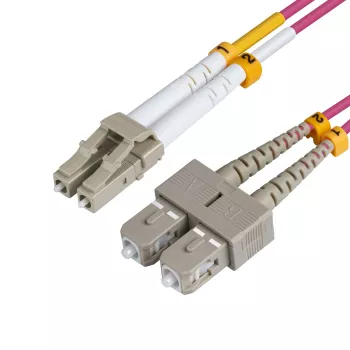 Microconnect FIB422001P InfiniBand/optiskās šķiedras kabelis 1 m LC SC Violet