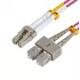 Microconnect FIB422005P InfiniBand/optiskās šķiedras kabelis 5 m LC SC violets