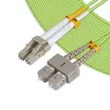 Microconnect FIB561005 InfiniBand/šķiedru optiskais kabelis 5 m LC SC Zaļš
