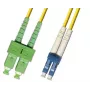 Mikroconnect FIB8410005 InfiniBand/optiskās šķiedras kabelis 0,5 m SC LC dzeltens