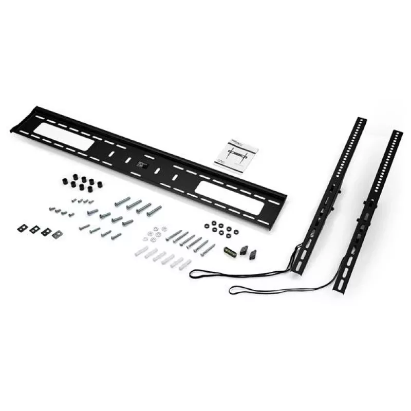StarTech.com TV sienas stiprinājums 60-100 collu VESA displejiem (165 mārciņas/75 kg) - lieljaudas noliecams universāls TV sienas stiprinājums - regulējams montāžas kronšteins lieliem plakaniem ekrāniem - zems profils