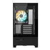 GIGABYTE C201 PANORAMIC datora korpuss - Midi Tower, m-ATX, 360mm radiatora atbalsts, 3 iepriekš uzstādīti ventilatori, USB 3.0, RGB Fusion atbalsts