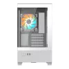 GIGABYTE C201 PANORAMIC ICE PC korpuss - Midi Tower, m-ATX, 360mm radiatoru atbalsts, 3 iepriekš uzstādīti ventilatori, USB 3.0, atbalsta RGB Fusion