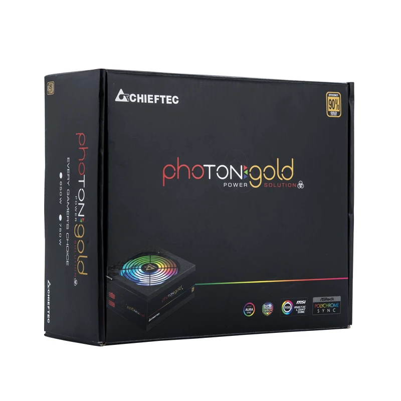 Chieftec Photon GOLD barošanas bloks 750 W 20+4 kontaktu ATX PS/2 Melns