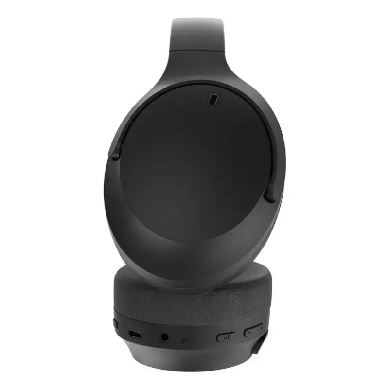 Austiņas GEMBIRD BHP-ANC-01 — supraaural, vadu un Bluetooth, 20–20000 Hz, 0,8 m kabelis, 168 g, melnas