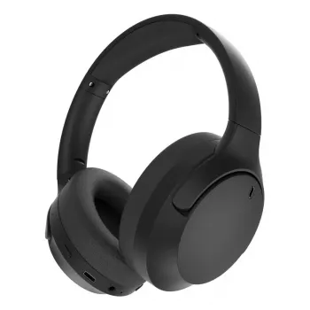 Austiņas GEMBIRD BHP-ANC-01 — supraaural, vadu un Bluetooth, 20–20000 Hz, 0,8 m kabelis, 168 g, melnas