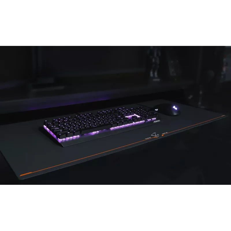 GIGABYTE AMP900 Spēļu peļu paliktnis Melns, Oranžs