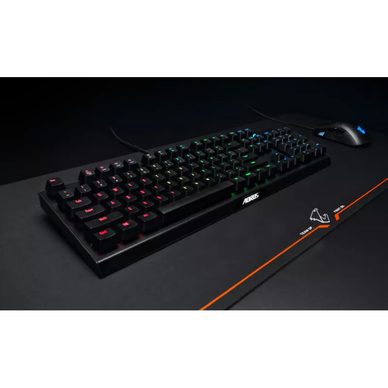 GIGABYTE AMP900 Spēļu peļu paliktnis Melns, Oranžs