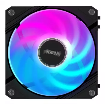 Universāls šķidruma dzesētājs GIGABYTE AORUS EZ CHAIN FAN 120 12 cm Melns
