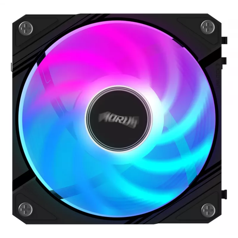 Universāls šķidruma dzesētājs GIGABYTE AORUS EZ CHAIN FAN 120 12 cm Melns