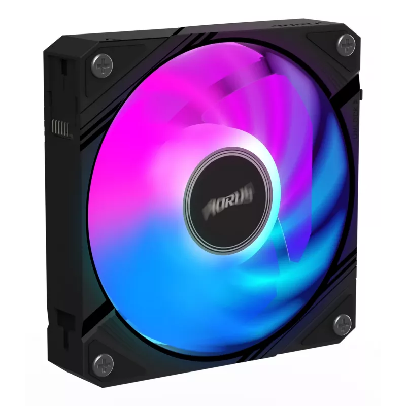 Universāls šķidruma dzesētājs GIGABYTE AORUS EZ CHAIN FAN 120 12 cm Melns