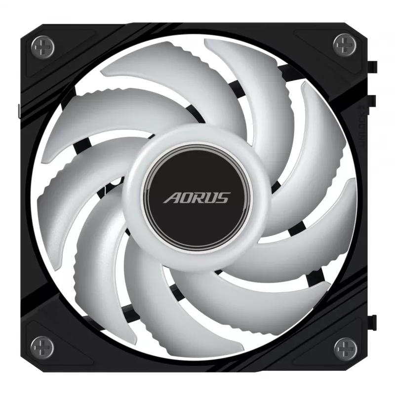 Universāls šķidruma dzesētājs GIGABYTE AORUS EZ CHAIN FAN 120 12 cm Melns