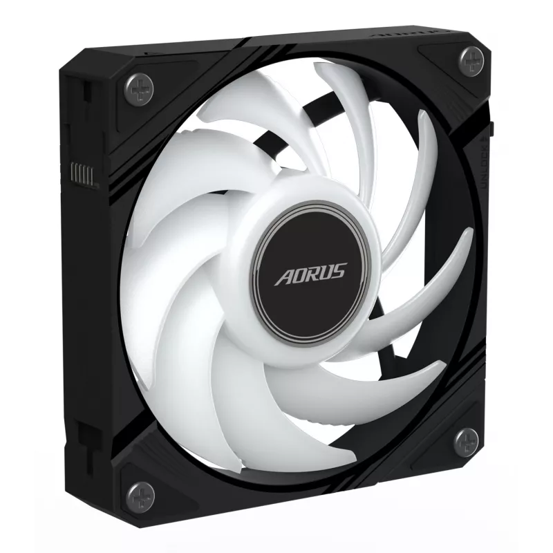 Universāls šķidruma dzesētājs GIGABYTE AORUS EZ CHAIN FAN 120 12 cm Melns