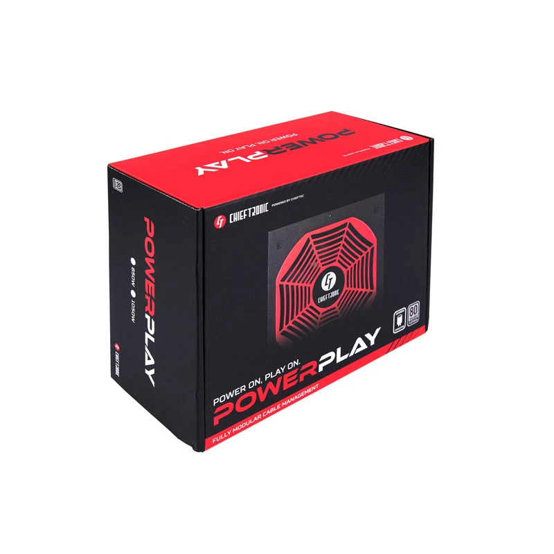 Chieftec PowerPlay barošanas bloks 850 W 20+4 pin ATX PS/2 melns, sarkans