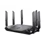 MSI RadiX AX6600 WiFi 6 Tri-Band bezvadu maršrutētājs Gigabit Ethernet Tri-band (2.4 GHz / 5 GHz / 5 GHz) Melns