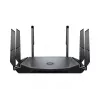 MSI RadiX AX6600 WiFi 6 Tri-Band bezvadu maršrutētājs Gigabit Ethernet Tri-band (2.4 GHz / 5 GHz / 5 GHz) Melns