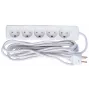 Strāvas pagarinātājs Microconnect GRU0055WDK 5m 5 maiņstrāvas rozetes Iekštelpām Balts