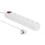 Microconnect GRU00610W strāvas pagarinātājs 10 m 6 maiņstrāvas rozetes Iekštelpām Balts