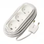 Pagarinātāja kabelis Microconnect GRUELU3H050 5 m 3 maiņstrāvas rozetes balts