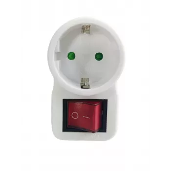 Microconnect GRUTIMER2 pārsprieguma aizsargs, balts, 1 maiņstrāvas kontaktligzda, 230 V