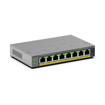 NETGEAR GS108EP pārvaldāms L2/L3 Gigabit Ethernet (10/100/1000) pelēks