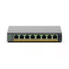 NETGEAR GS108EPP Nevadāms Gigabit Ethernet (10/100/1000) Power over Ethernet (PoE) galddatora/sienas stiprinājuma pelēks