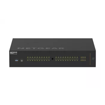 NETGEAR M4250-40G8XF-PoE++ pārvaldīts L2/L3 Gigabit Ethernet (10/100/1000) strāvas padeve caur Ethernet (PoE) 2U melns