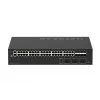 NETGEAR M4250-40G8XF-PoE++ pārvaldīts L2/L3 Gigabit Ethernet (10/100/1000) strāvas padeve caur Ethernet (PoE) 2U melns