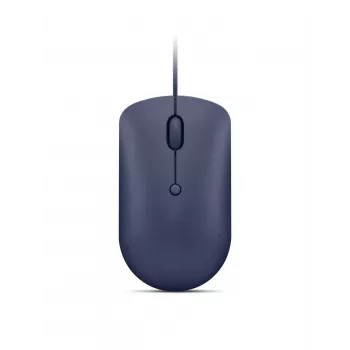 Vadu USB-C optiskā pele Lenovo GY51D20878, piemērota abām rokām, 2400 DPI, 4 pogas, zila