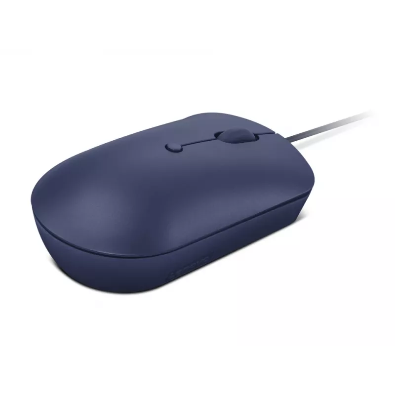 Vadu USB-C optiskā pele Lenovo GY51D20878, piemērota abām rokām, 2400 DPI, 4 pogas, zila