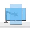 StarTech.com galda stiprinājuma monitora svira, līdz 32 collu displejam, maks. 22 mārciņas/10 kg, VESA 75x75/100x100, C-skava, pilnībā kustīga, mehāniska atspere, atbilst TAA