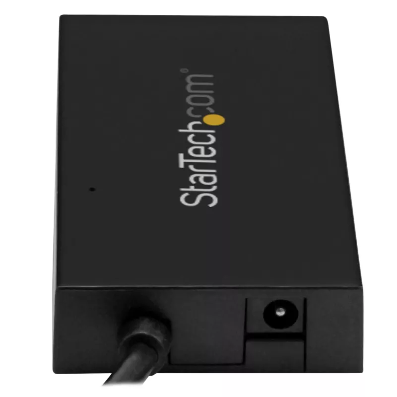 StarTech.com 4 portu USB 3.0 centrmezgls - USB Type-A centrmezgls ar 1x USB-C un 3x USB-A (SuperSpeed 5Gbps) - barošana no USB kopnes vai ārēja adaptera - pārnēsājams USB 3.1/3.2 Gen 1 BC 1.2 uzlādes centrmezgls ar strāvas adapteri~4 Portu USB 3.0 centrmezgls - USB Type-A centrmezgls ar 1x USB-C un 3x USB-A (SuperSpeed 5Gbps) - barošana no USB kopnes vai ārēja adaptera - pārnēsājams USB 3.2 Gen…