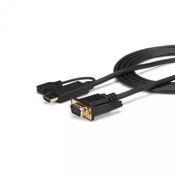 StarTech.com 10 pēdu HDMI uz VGA aktīvais pārveidotāja kabelis — HDMI uz VGA adapteris — 1920x1200 vai 1080p
