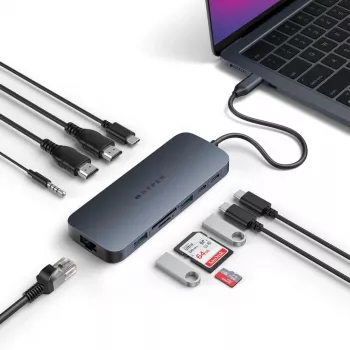 Targus HD4006GL klēpjdatora dokstacija/portu replikators USB 3.2 Gen 2 (3.1 Gen 2) Type-C melns