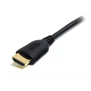 StarTech.com 1 m Mini HDMI uz HDMI kabelis ar Ethernet – 4K 30Hz ātrgaitas Mini HDMI uz HDMI adaptera kabelis – Mini HDMI Type-C ierīcei uz HDMI monitoru/displeju – izturīgs video pārveidotāja vads