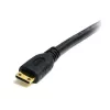 StarTech.com 1 m Mini HDMI uz HDMI kabelis ar Ethernet – 4K 30Hz ātrgaitas Mini HDMI uz HDMI adaptera kabelis – Mini HDMI Type-C ierīcei uz HDMI monitoru/displeju – izturīgs video pārveidotāja vads